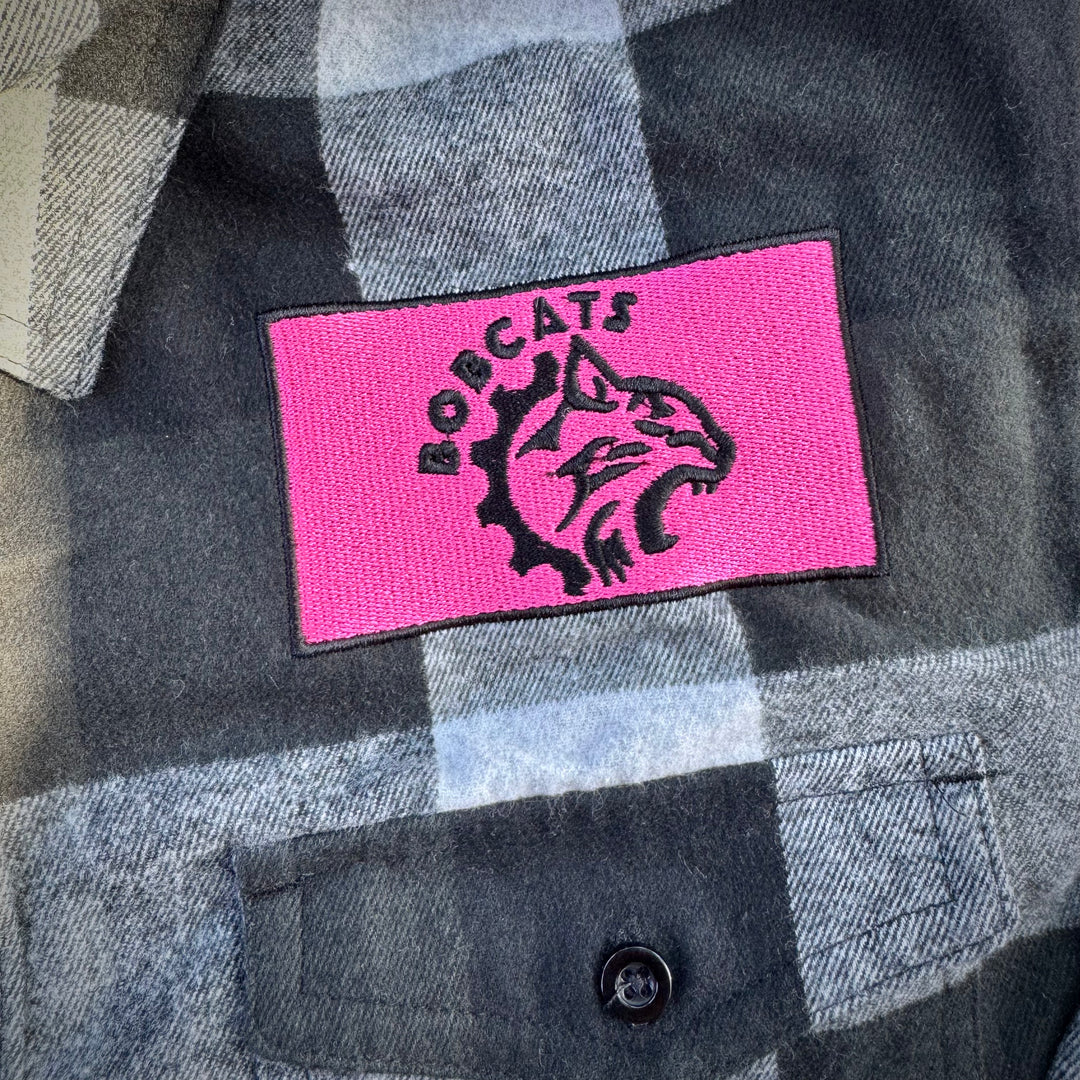 Bobcats Flannel - Gray/Black
