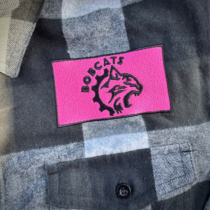 Bobcats Flannel - Gray/Black