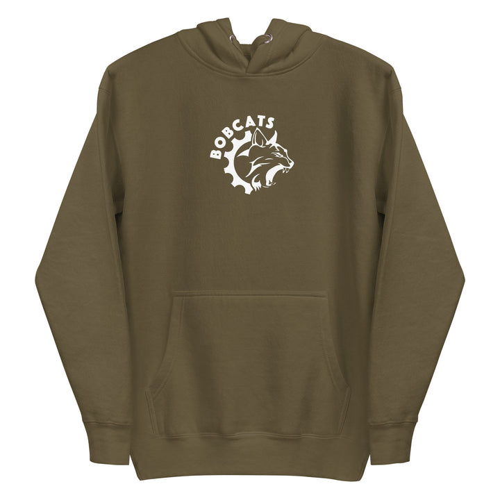 Bobcats Cotton Hoodie - White Logo - Endurance Threads