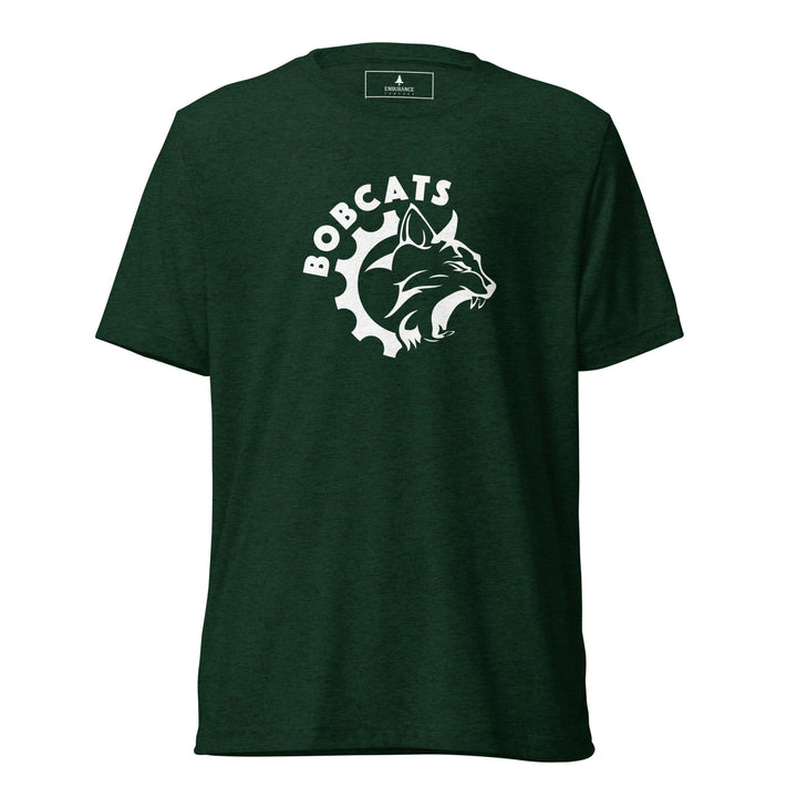 Bobcats Tri - Blend Tee - White Logo - Endurance Threads