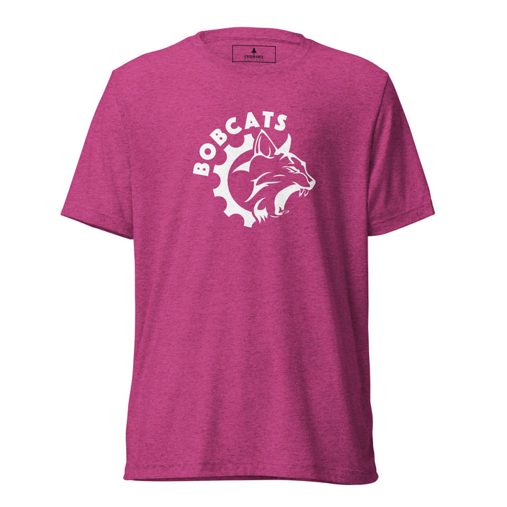 Bobcats Tri - Blend Tee - White Logo - Endurance Threads