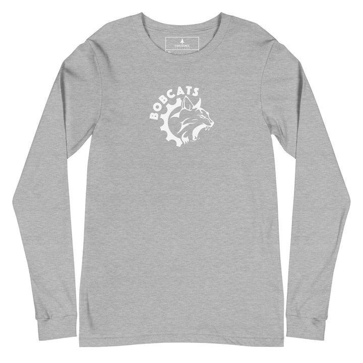 Bobcats Unisex Long Sleeve Tee - White Logo - Endurance Threads