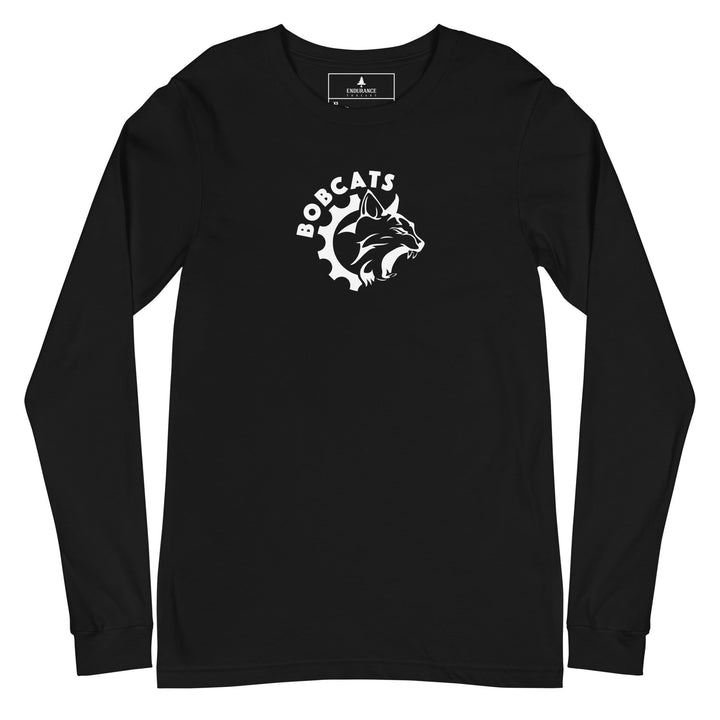Bobcats Unisex Long Sleeve Tee - White Logo - Endurance Threads