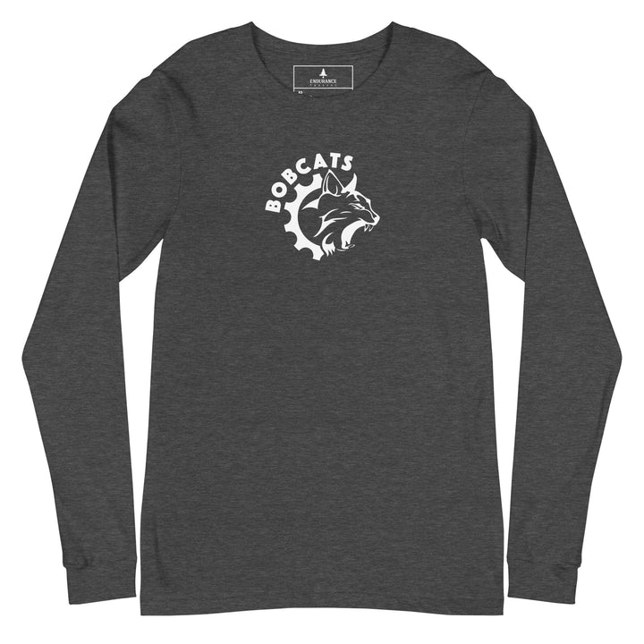 Bobcats Unisex Long Sleeve Tee - White Logo - Endurance Threads