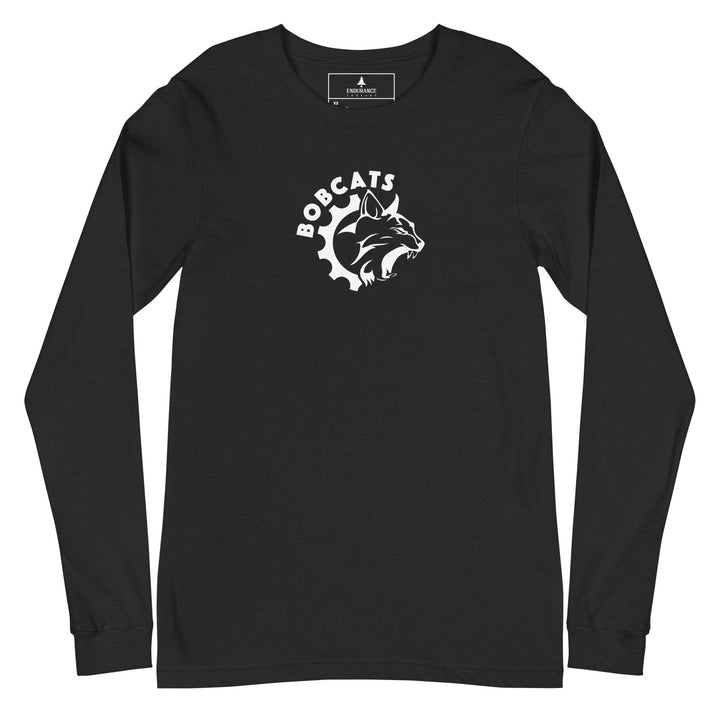 Bobcats Unisex Long Sleeve Tee - White Logo - Endurance Threads