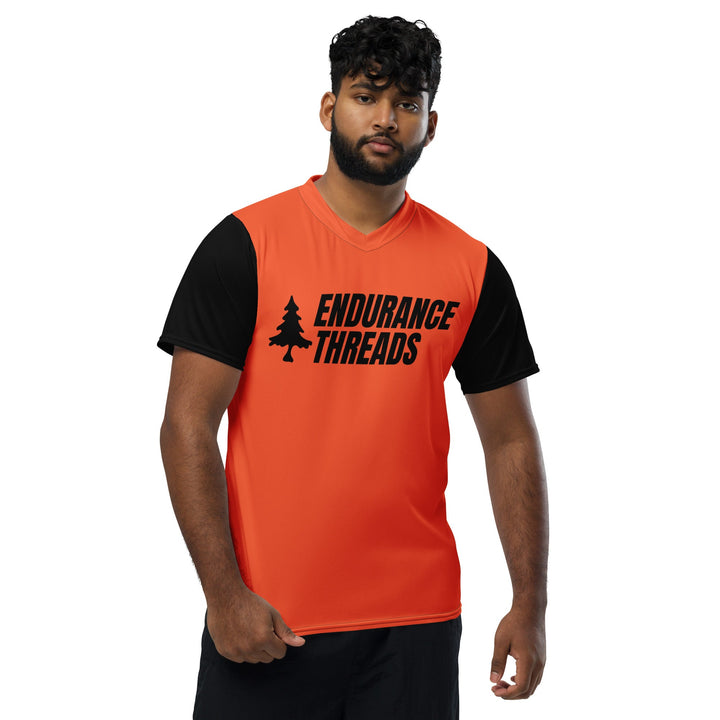 ETNE Billboard ReSendIt Eco Jersey - Orange/Black - Endurance Threads