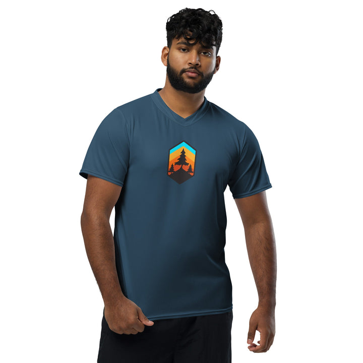 Horizon Badge ReSendIt Eco Jersey - Slate Blue - Endurance Threads