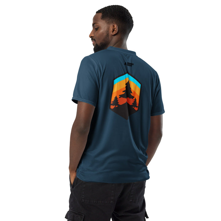 Horizon Badge ReSendIt Eco Jersey - Slate Blue - Endurance Threads