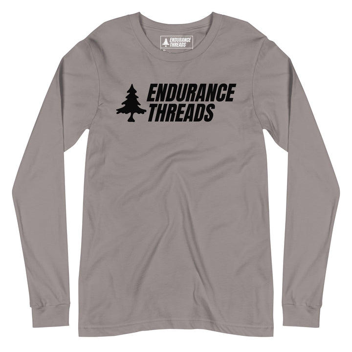 ETNE Wordmark Blk Logo LS Tee - Unisex - Endurance Threads