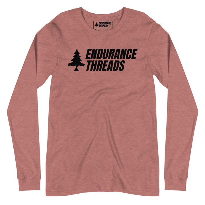 ETNE Wordmark Blk Logo LS Tee - Unisex - Endurance Threads