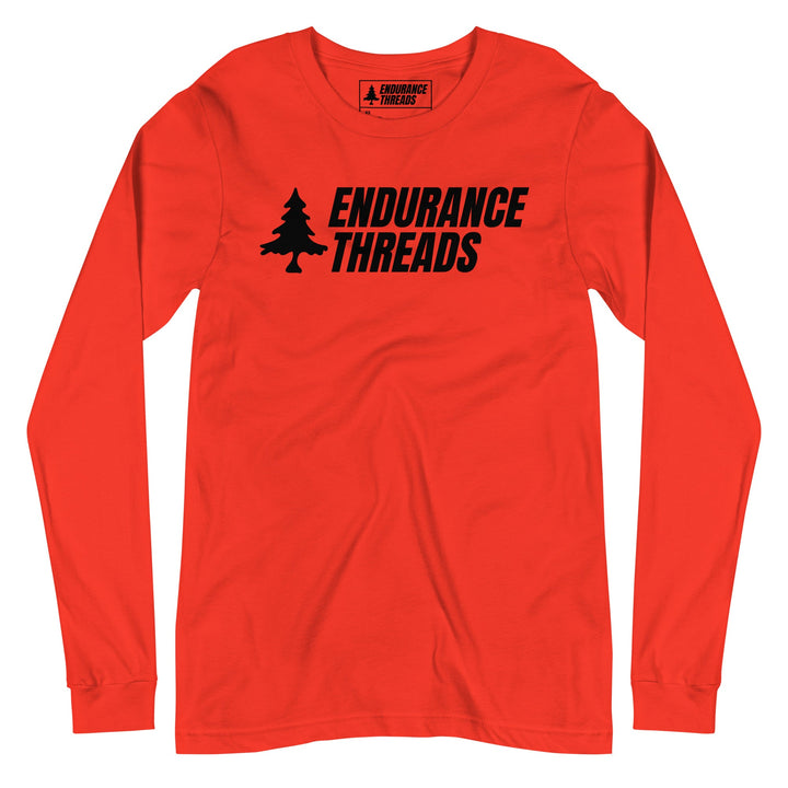 ETNE Wordmark Blk Logo LS Tee - Unisex - Endurance Threads