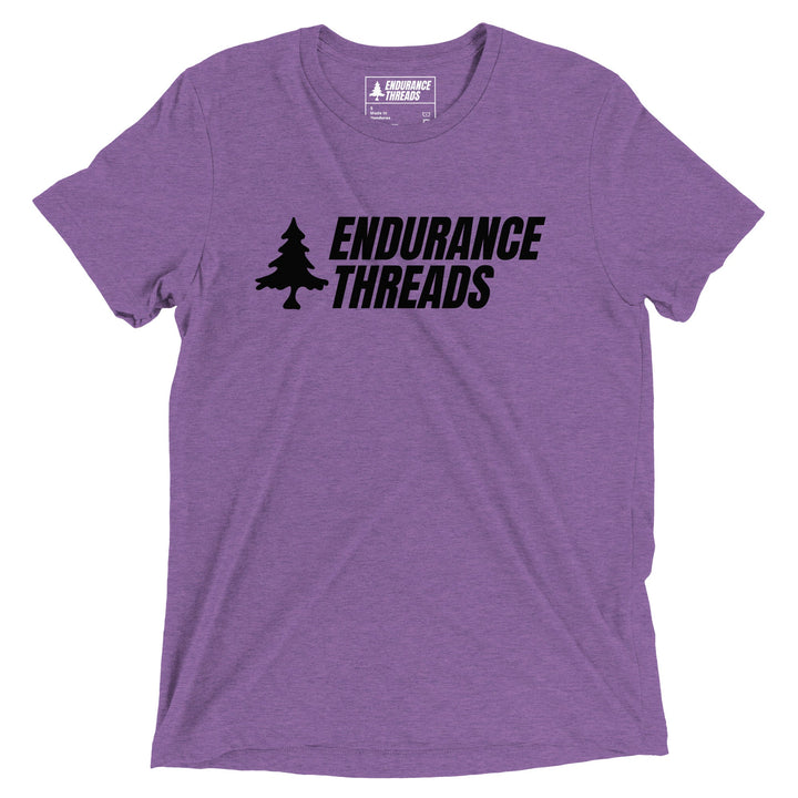 ETNE Wordmark Blk Logo Tri-Blend Tee - Unisex - Endurance Threads