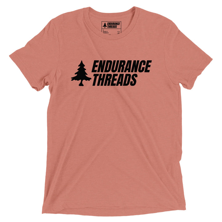 ETNE Wordmark Blk Logo Tri-Blend Tee - Unisex - Endurance Threads