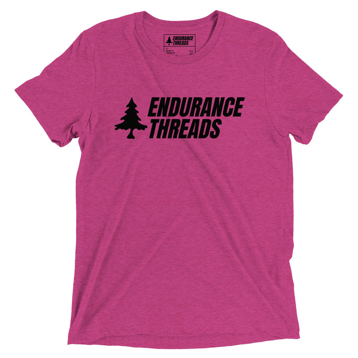 ETNE Wordmark Blk Logo Tri-Blend Tee - Unisex - Endurance Threads