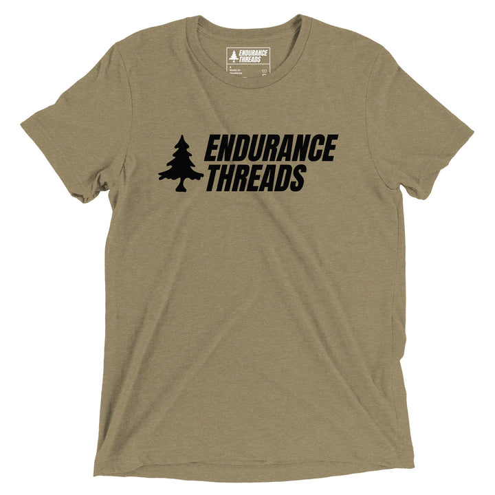 ETNE Wordmark Blk Logo Tri-Blend Tee - Unisex - Endurance Threads