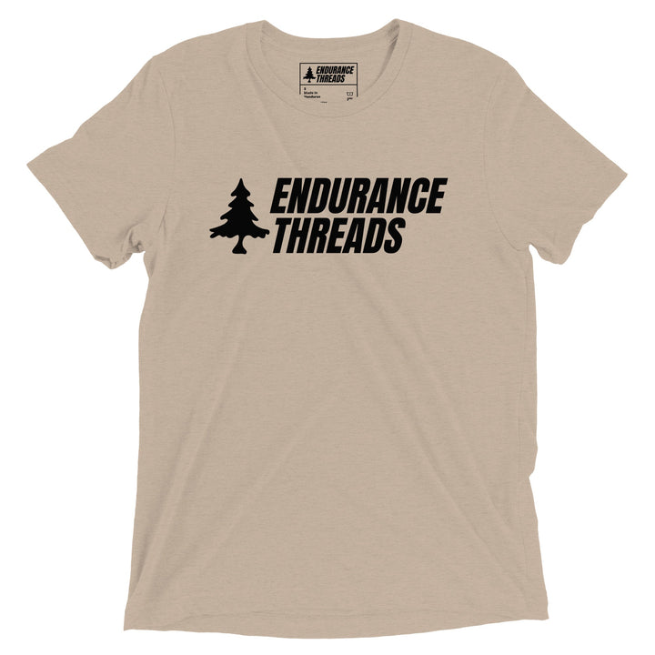 ETNE Wordmark Blk Logo Tri-Blend Tee - Unisex - Endurance Threads