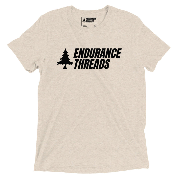 ETNE Wordmark Blk Logo Tri-Blend Tee - Unisex - Endurance Threads