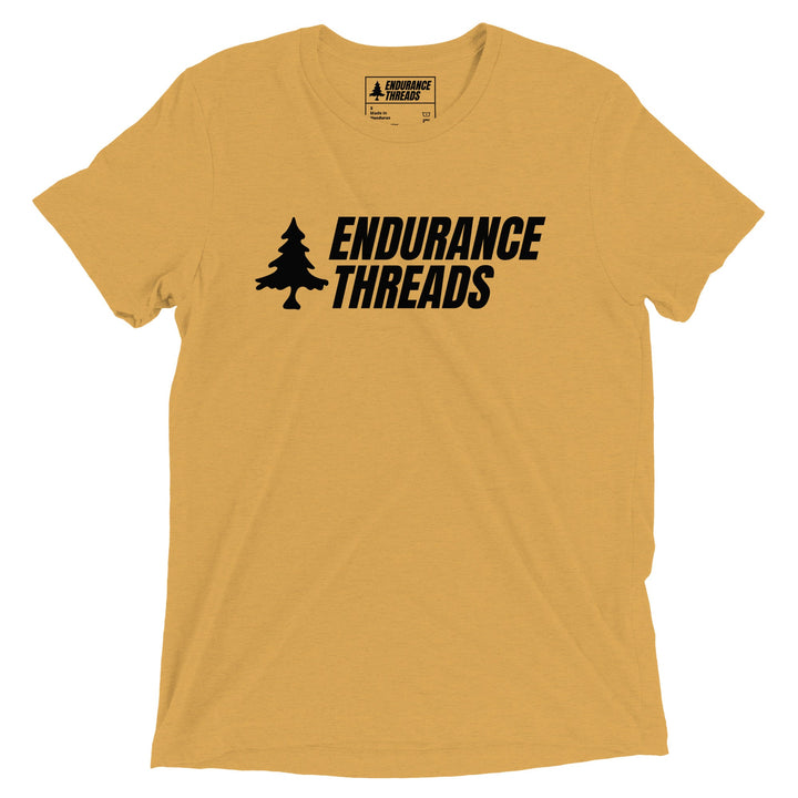 ETNE Wordmark Blk Logo Tri-Blend Tee - Unisex - Endurance Threads