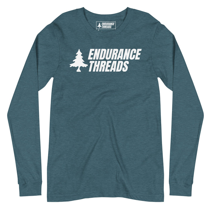 ETNE Wordmark Wht Logo LS Tee - Unisex - Endurance Threads