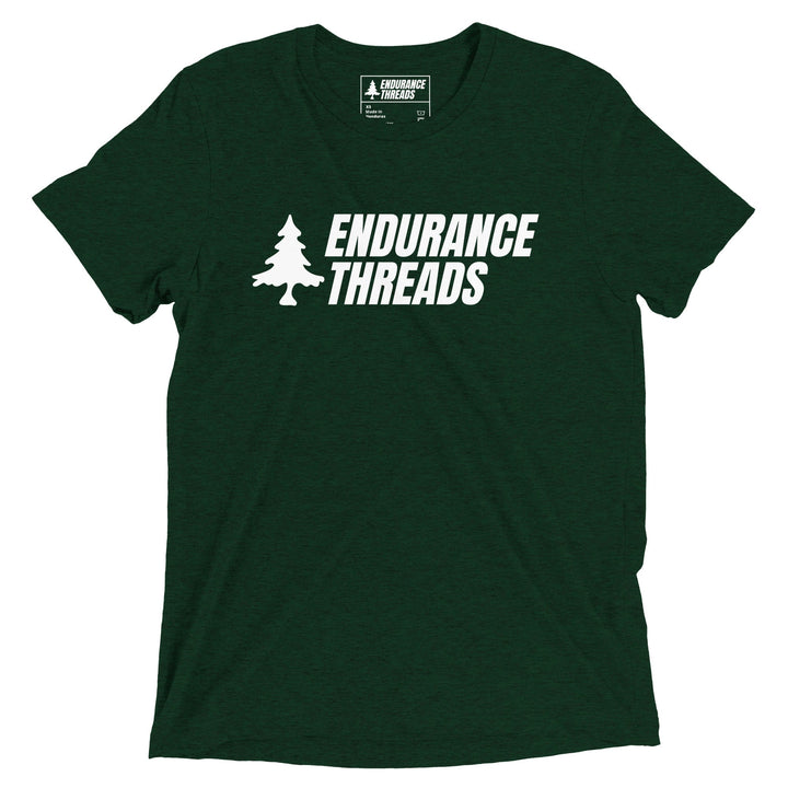 ETNE Wordmark Wht Logo Tri-Blend Tee - Unisex - Endurance Threads