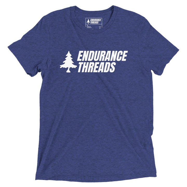ETNE Wordmark Wht Logo Tri-Blend Tee - Unisex - Endurance Threads