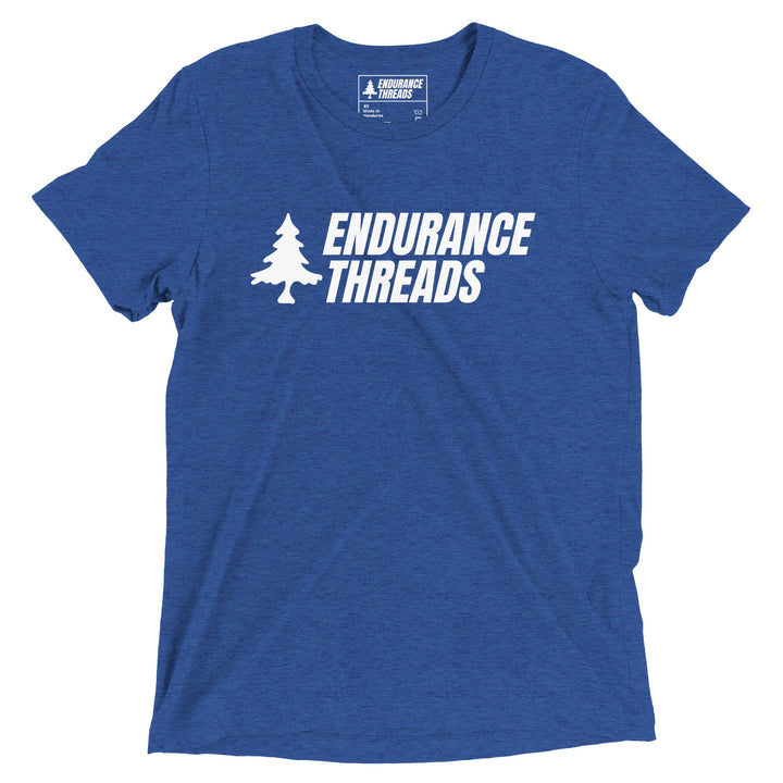 ETNE Wordmark Wht Logo Tri-Blend Tee - Unisex - Endurance Threads
