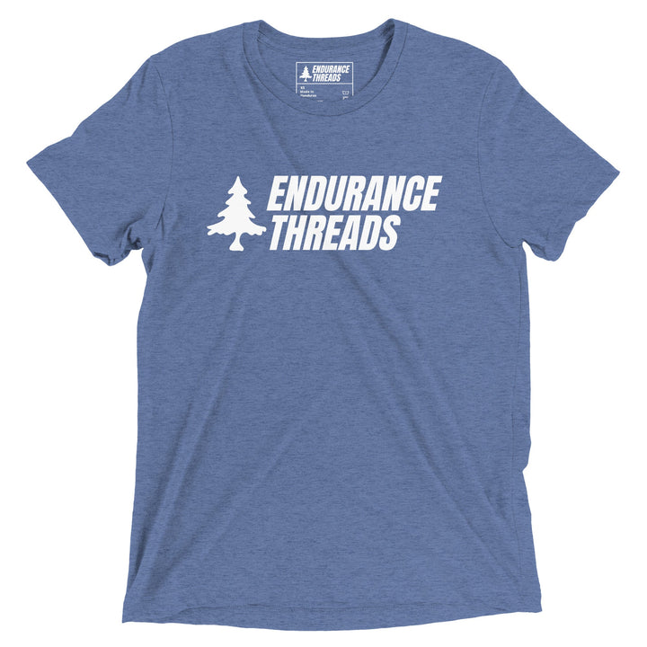 ETNE Wordmark Wht Logo Tri-Blend Tee - Unisex - Endurance Threads
