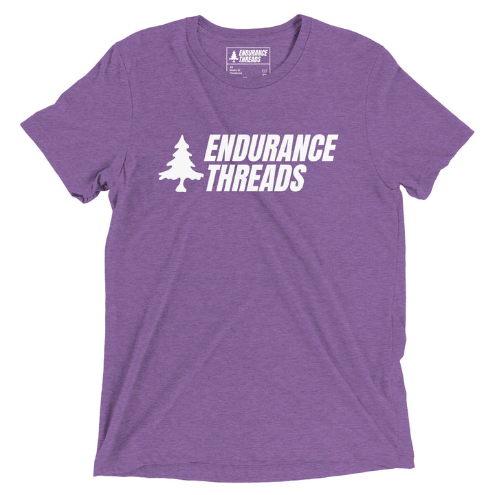 ETNE Wordmark Wht Logo Tri-Blend Tee - Unisex - Endurance Threads