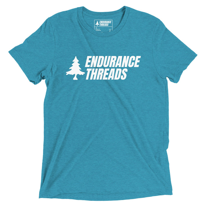 ETNE Wordmark Wht Logo Tri-Blend Tee - Unisex - Endurance Threads