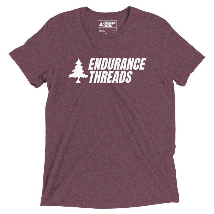 ETNE Wordmark Wht Logo Tri-Blend Tee - Unisex - Endurance Threads