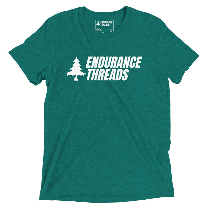 ETNE Wordmark Wht Logo Tri-Blend Tee - Unisex - Endurance Threads