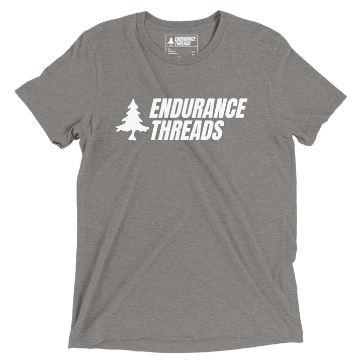 ETNE Wordmark Wht Logo Tri-Blend Tee - Unisex - Endurance Threads