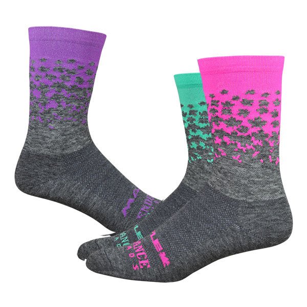 Maple LOTW Race Wool 6" Sock - Fruity - Endurance Threads