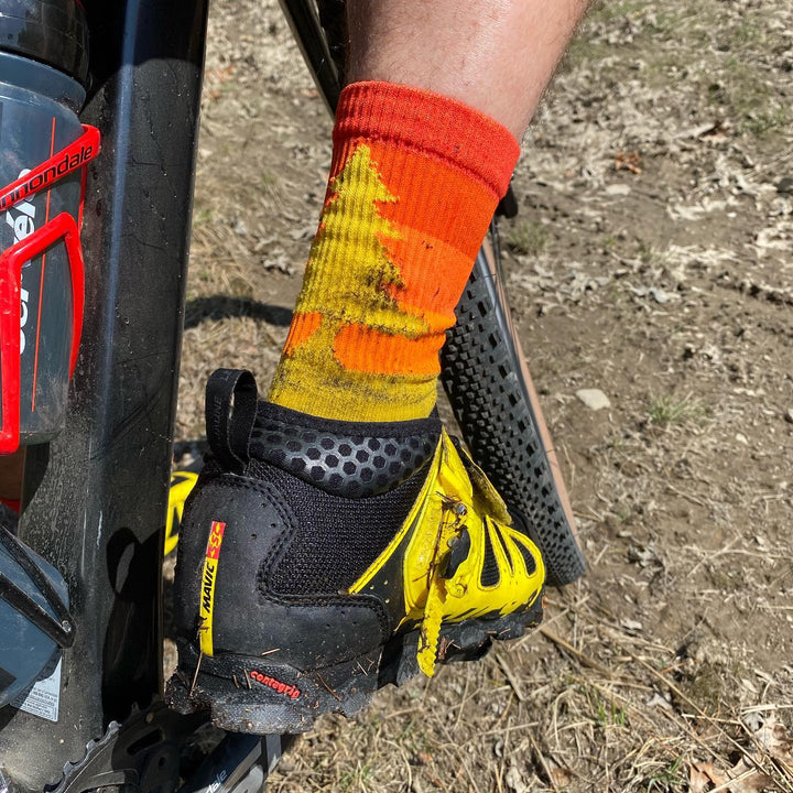 NE Stripey 6" Sock - Nature - Endurance Threads