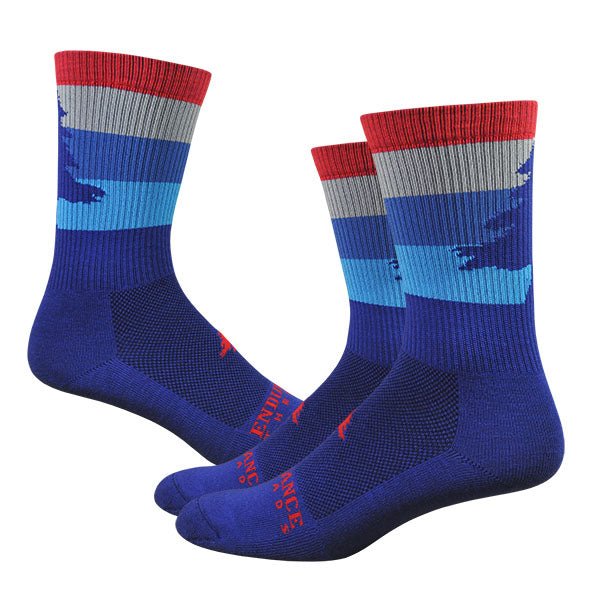 NE Stripey 6" Sock - Standard - Endurance Threads