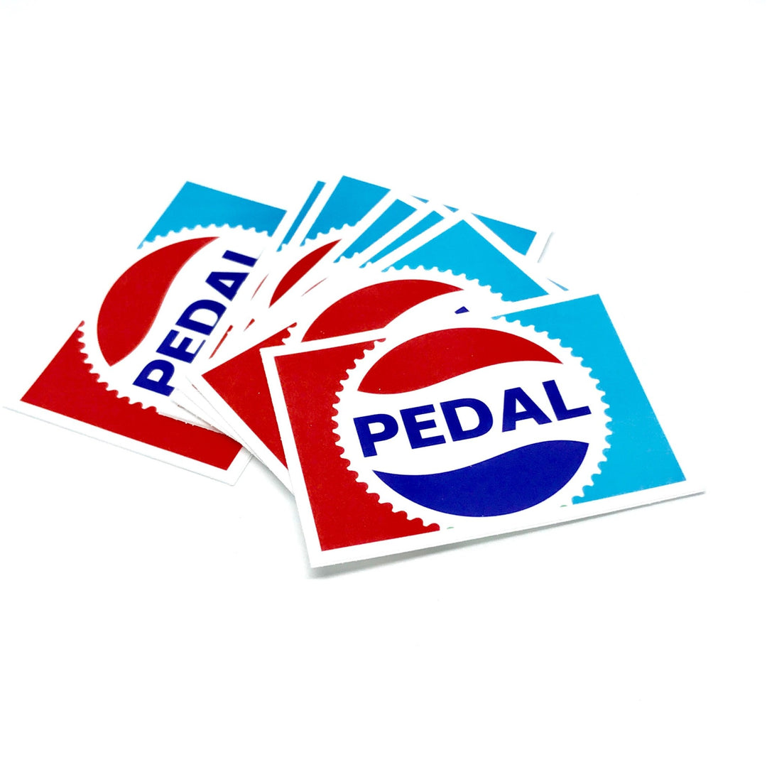 Retro Pedal Sticker - Endurance Threads