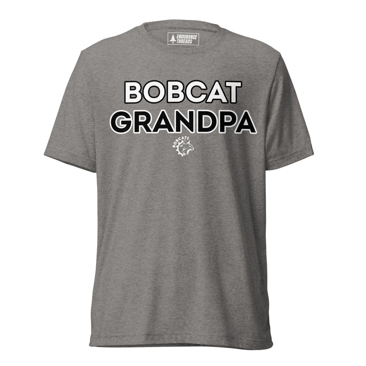 Bobcat Grandpa Tri - Blend Tee - Unisex - Endurance Threads