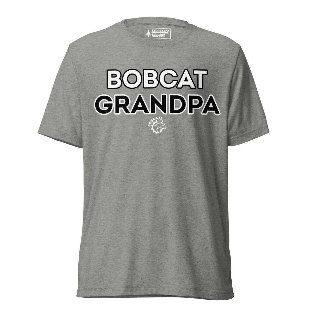 Bobcat Grandpa Tri - Blend Tee - Unisex - Endurance Threads