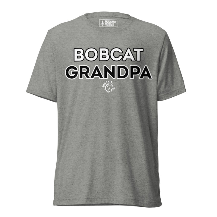 Bobcat Grandpa Tri - Blend Tee - Unisex - Endurance Threads