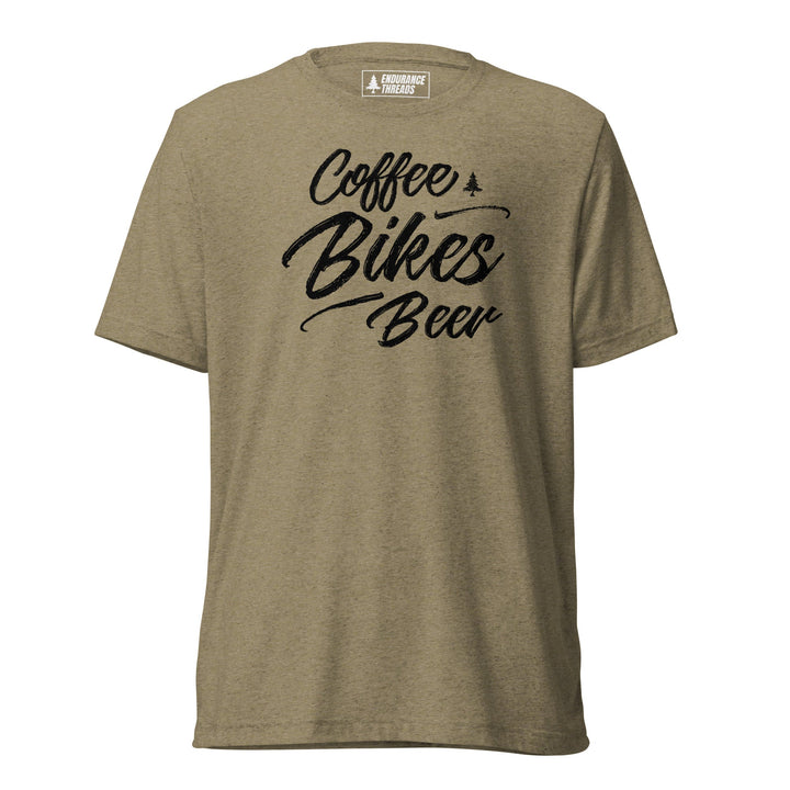 Coffee Bikes Beer B Tri - Blend Tee - Unisex - Endurance Threads