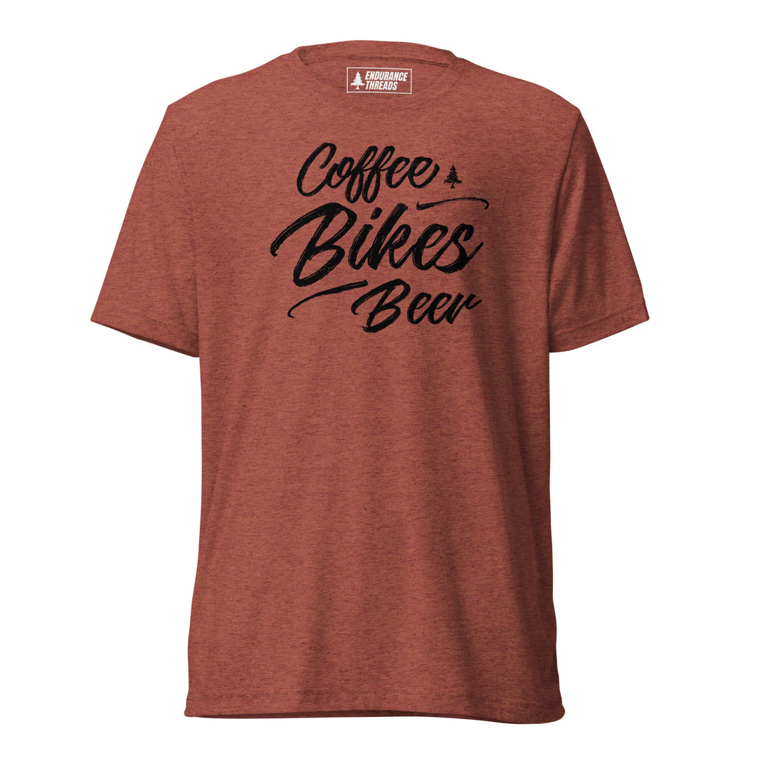Coffee Bikes Beer B Tri - Blend Tee - Unisex - Endurance Threads
