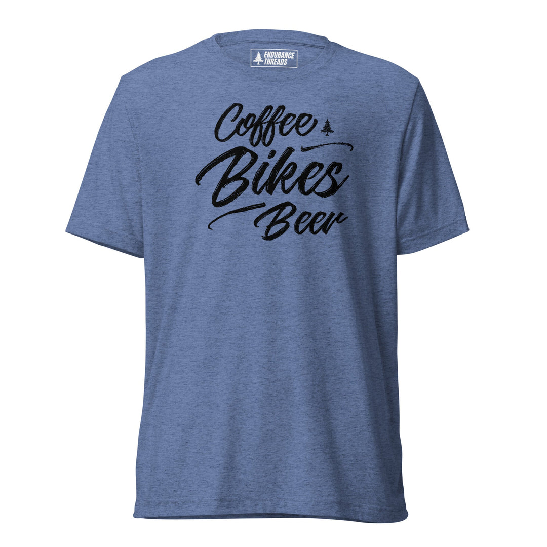 Coffee Bikes Beer B Tri - Blend Tee - Unisex - Endurance Threads