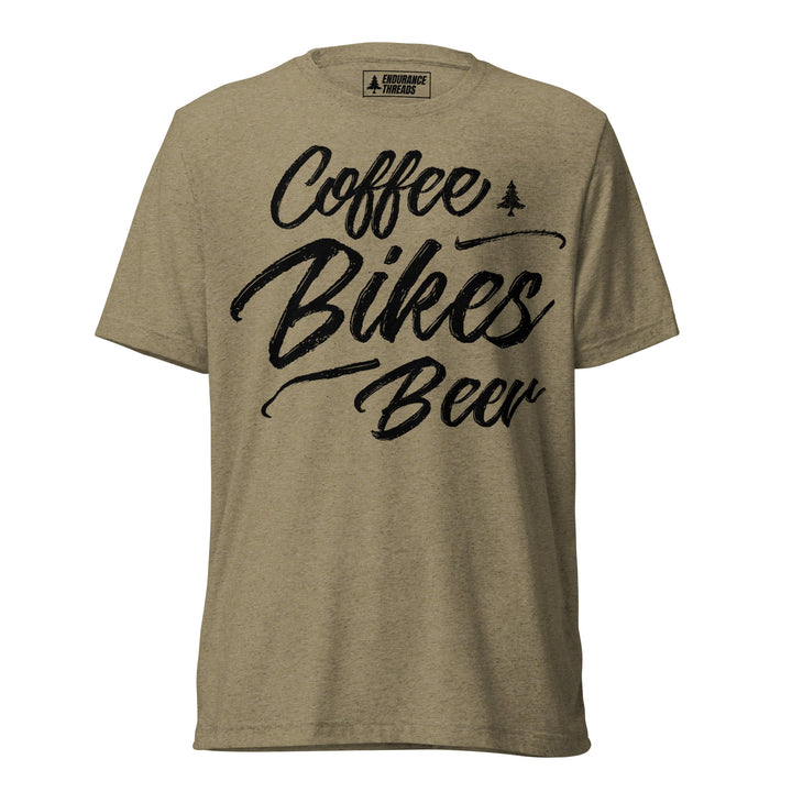 Coffee Bikes Beer B Tri - Blend Tee - Unisex - Endurance Threads