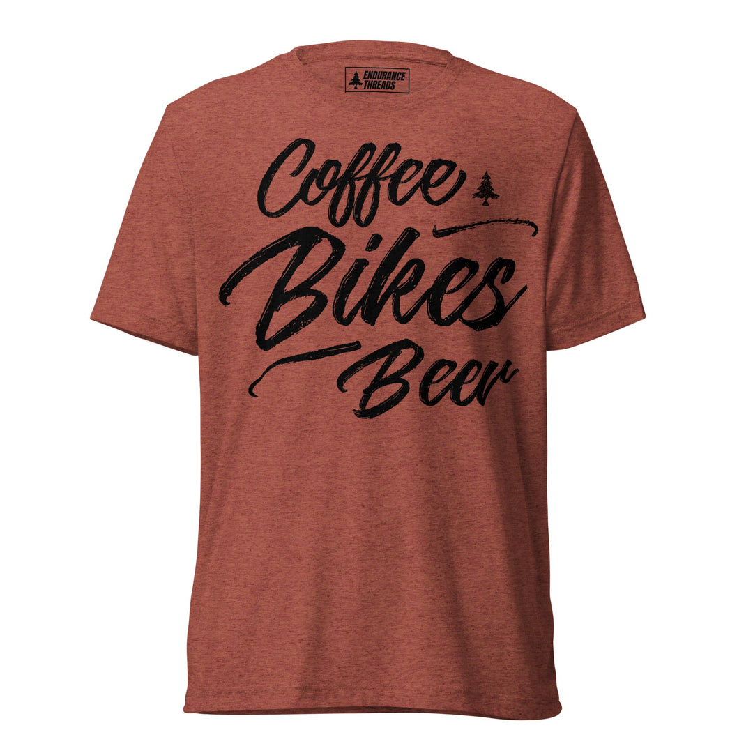Coffee Bikes Beer B Tri - Blend Tee - Unisex - Endurance Threads