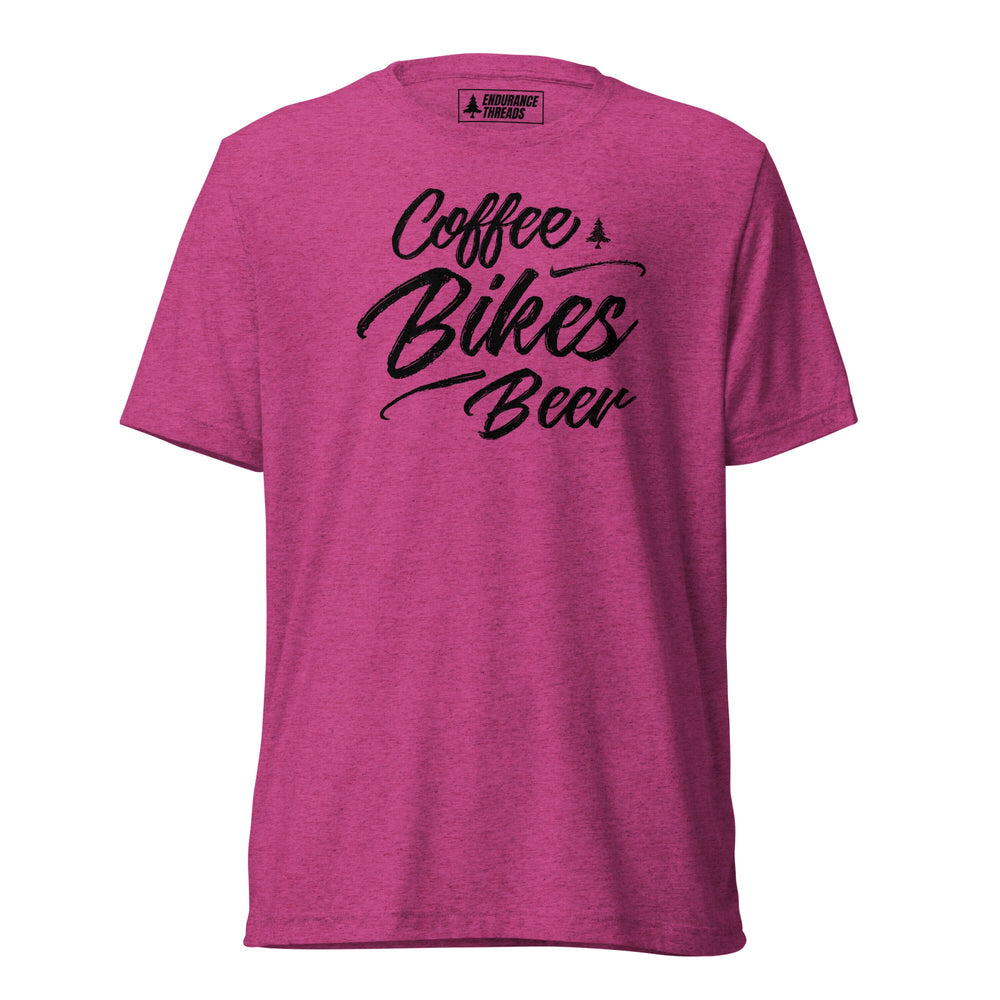 Coffee Bikes Beer B Tri - Blend Tee - Unisex - Endurance Threads