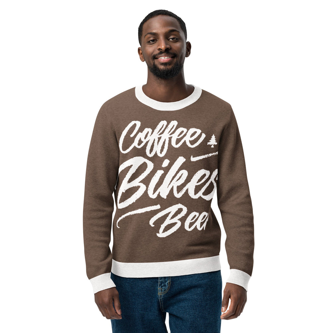 Coffee Bikes Beer Knit Sweater - Endurance Threads