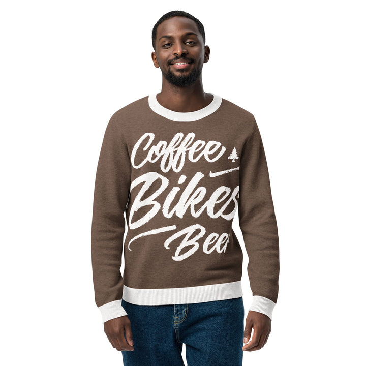 Coffee Bikes Beer Knit Sweater - Endurance Threads