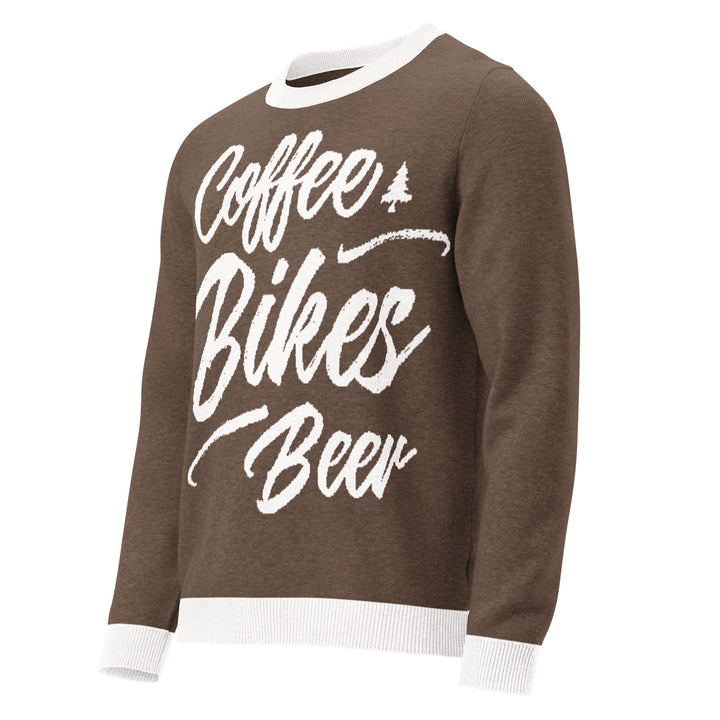 Coffee Bikes Beer Knit Sweater - Endurance Threads