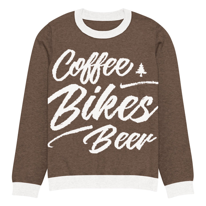 Coffee Bikes Beer Knit Sweater - Endurance Threads