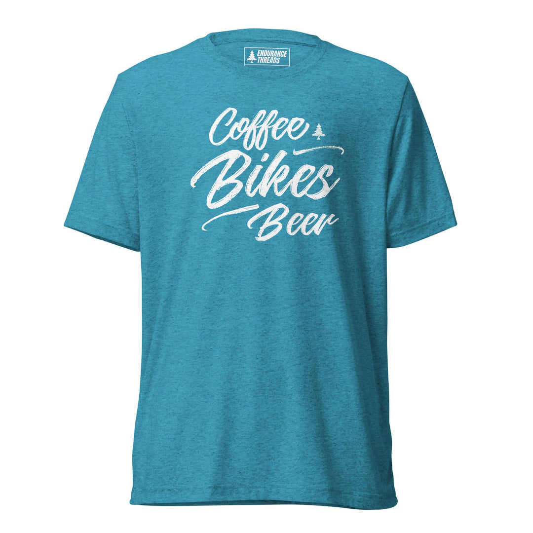 Coffee Bikes Beer Tri - Blend Tee - Unisex - Endurance Threads
